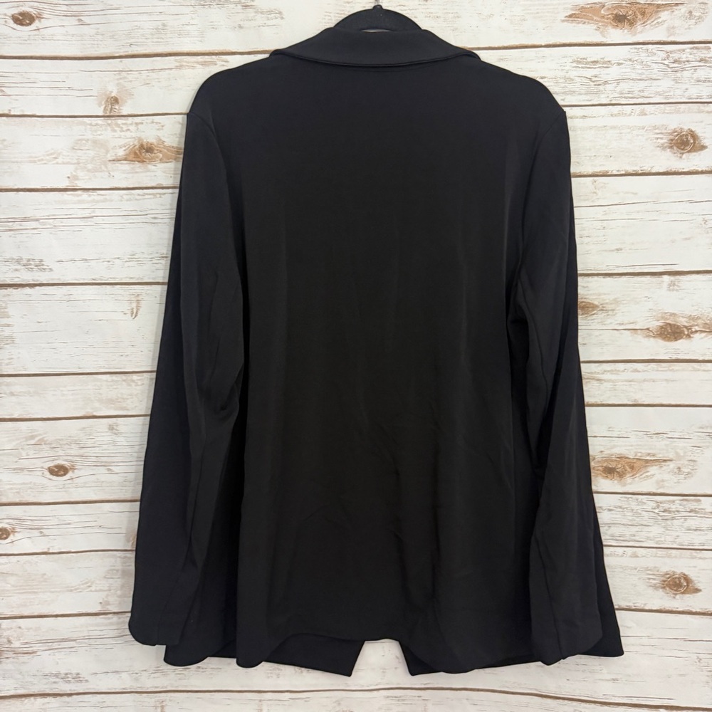 Susan Graver Black Double Breasted Career Blazer Jacket NWOT - Picture 2 of 8
